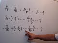 Operaciones con Fraccionarios-Operations with Fractions