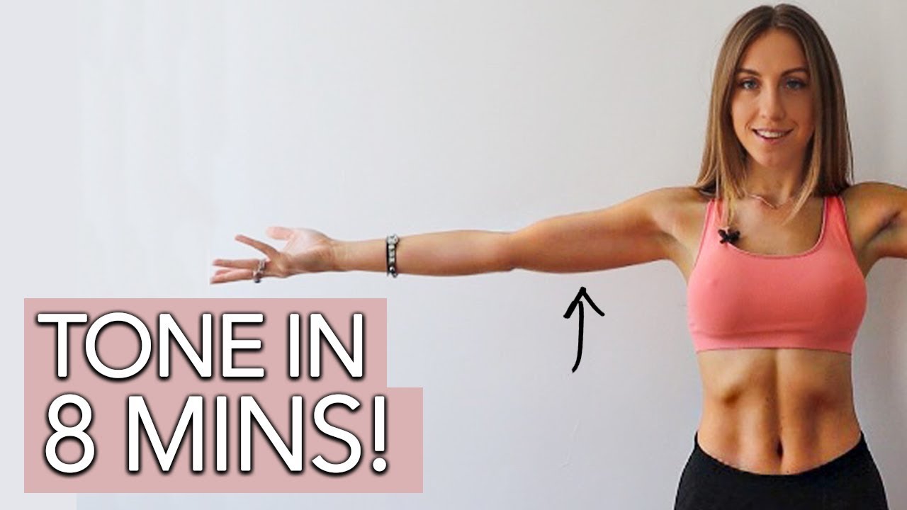 TONE YOUR ARMS Workout - QUICK & INTENSE (No Equipment) 
