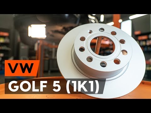 Как заменить задние тормозные диски на VW GOLF 5 (1K1) (ВИДЕОУРОК AUTODOC)