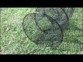 How to set up a hoop net 