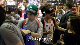 The Janoskians arriving back to there HOTEL in NYC (06-11-13)