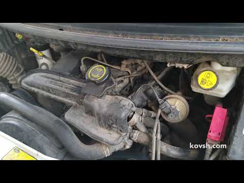 How the diesel starts and stalls with early fuel injection, Ford Transit 2.4TD D2FA.