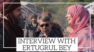 ERTUGRUL ACTOR INTERVIEWED BY LAUREN BOOTH - ON SET