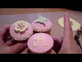 How to Make Cupcake Toppers (4) - Fondant Flower