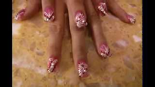 Curved nails pretty nail design