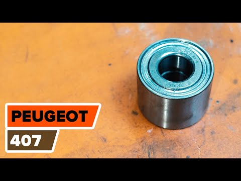How to replace a rear wheel bearing on PEUGEOT 407 TUTORIAL | AUTODOC