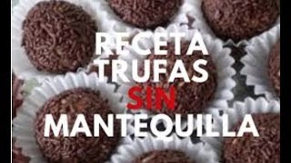 Trufas de galleta SIN MANTEQUILLA