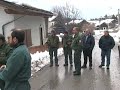 Recuperato un cervo nell'abitato di Beaulard Recuperato un cervo nell'abitato di Beaulard