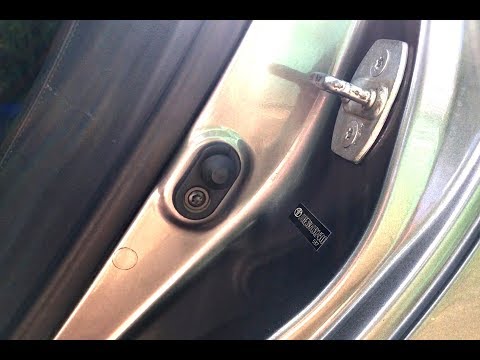 Как добраться до концевика двери в Тойота Камри XV30 (ACV30L)