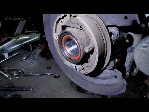 Как снять заднюю ступицу опель омега б Remplacement des bras de suspension avant Opel Agila