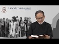 Lời Chúa - Thứ Tư tuần V Mùa Chay - 10/04/2019
