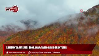 Samsun'da masalsı sonbahar: Tablo gibi görüntüler