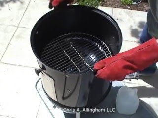 Using A Water Pan In Weber Smokers - The Virtual Weber Bullet