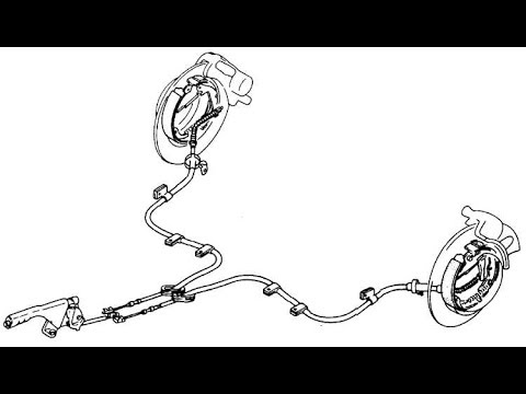 Как заменить трос ручника на Opel Astra