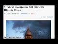 Medical marijuana bill OK with Illinois House 4/17/2013