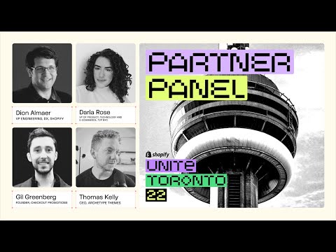 Shopify Unite 22 Toronto Partner Panel