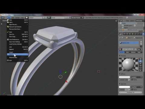 Shapeways Blog - Tutorial: How To Create Your Own Ring in Blender