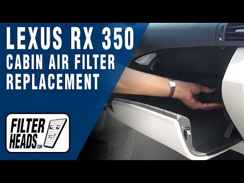 How to Replace Cabin Air Filter 2012 Lexus RX 350