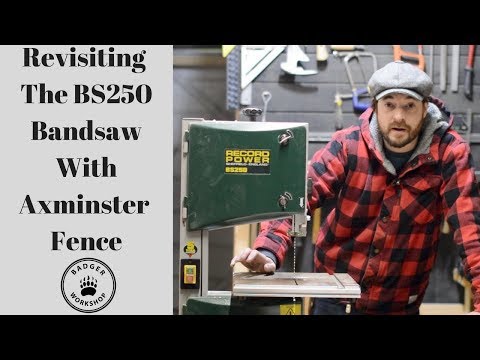 Upgrading the BS250 with an Axminster Fence Youtube Thumbnail