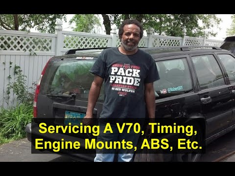 Servicing a '99 V70, fill coolant, ABS module replacement, engine mount replacement, etc. - howr