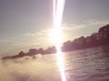 Fast bass boatI llinois river runners beat jet skis in bass boat Gambler