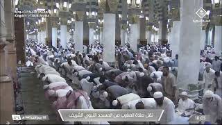 صلاة المغرب من المسجد النبوي الشريف بالمدينة المنورة - تلاوة الشيخ د. عبدالله البعيجان