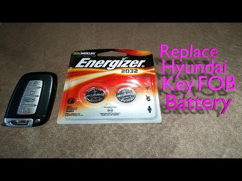 Replace Hyundai Key Fob Battery
