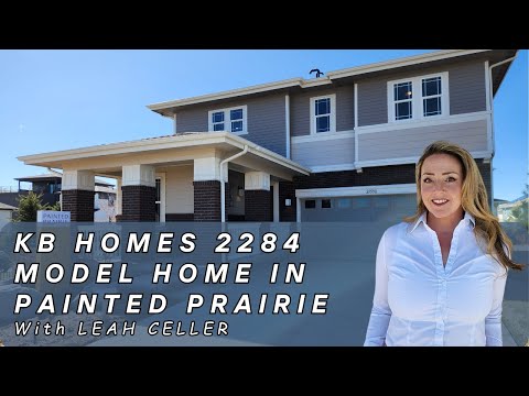 Discover Spacious Living: KB Home's 2 story model 2284 in Painted Prairie | Tour with Leah Celler