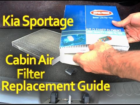 Replacing Cabin Air Filter for Kia Sportage 2011-2015