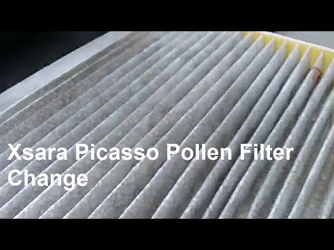 . Xsara Picasso Pollen Filter Change