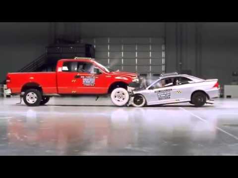 Ford F150 and Honda Civic Frontalzusammenstoß und Crash-Test