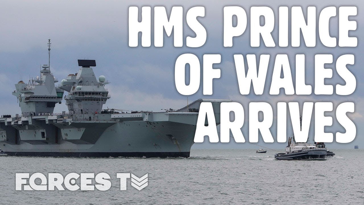 HMS Prince Of Wales Arrives