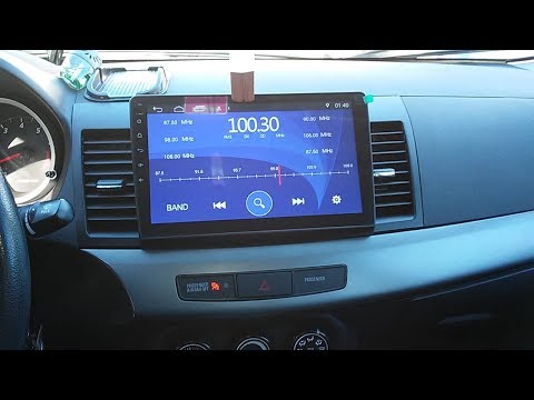 Step By Step MITSUBISHI lancer EVO X How To INSTALL A 10.2 android RADIO + Steering wheel Controls