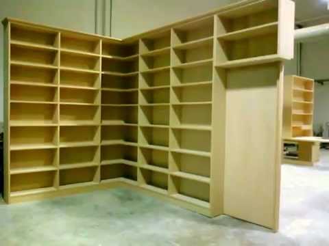 Come costruire una libreria ad angolo fai da te mania Librteria vcartongesso legno