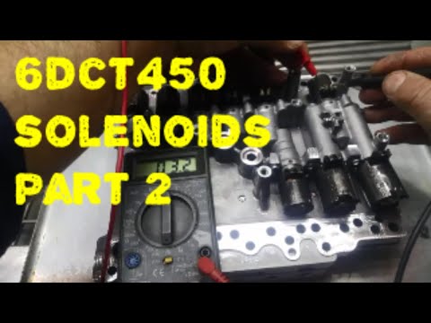 Powershift Ford 6DCT450 DPS6 Solenoid Testing P2of3 MPS6 W6DGA EVO SST Semi Auto Transmission