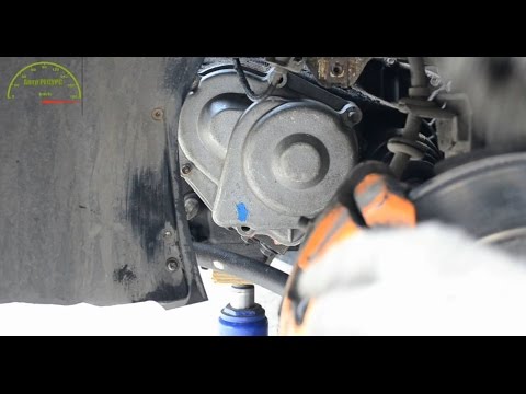 ВАЗ 2110 Устранение течи масла КПП задней крышки КПП левой опоры двигателя