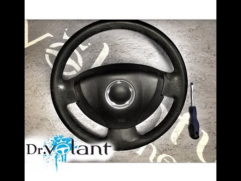 How to disassemble the steering wheel - AIRBAG Dacia Sandero Logan - Dr.Volant