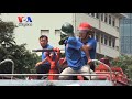 Before Water Canons, a Clash With a Police Chief (Cambodia news in Khmer)