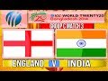 ICC T20 World Cup 2014 - England v India Group C Match 3