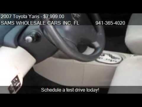 2007 Toyota Yaris Sedan - for sale in SARASOTA, FL 34234