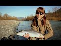 Fishing with Rod: Juvenile Steelhead Release