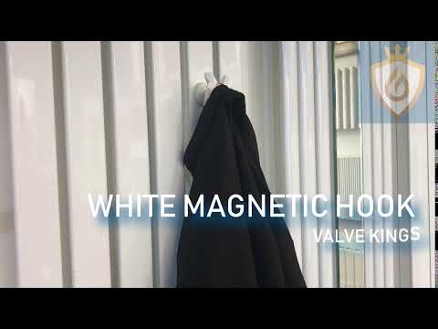 Video of White Magnetic VIP Robe/Coat Hanger