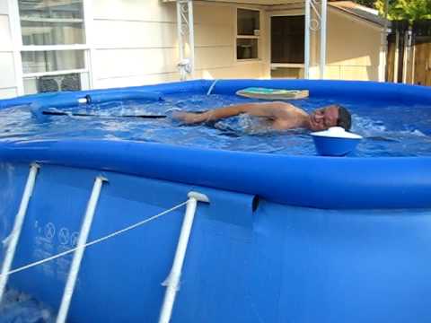 Как плавать в надувном бассейне