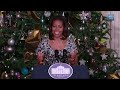 First Lady Michelle Obama Previews the 2013 White House Holiday Decorations