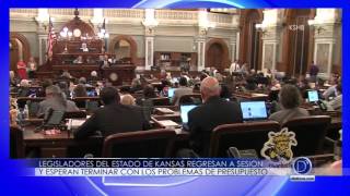 Legisladores de Kansas regresan a sesión buscando solucionar los problemas de presupuesto