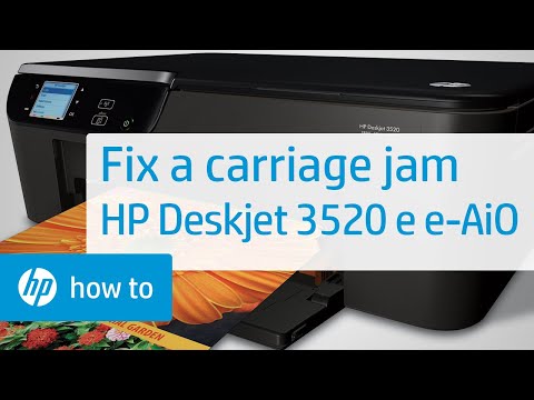 Fixing a Carriage Jam - HP Deskjet 3520 e-All-in-One Printer Duration: 16:23. Total Views: 1,771