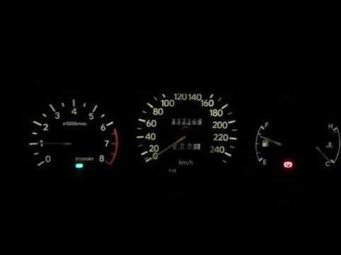 Подсветка приборки Toyota Carina E - 6 утра Москва