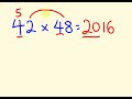 Cool math mental multiplication trick - become a genius solving math instantly!