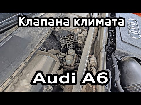 Очистка клапанов климатической системы Audi A6 C6 valves in the climate system Audi A6C6