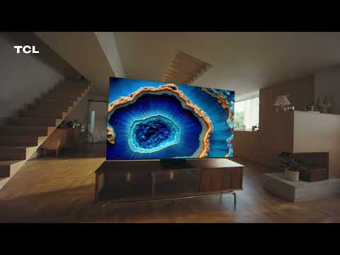 Mini LED QLED TV TCL 85C805, 215.9cm (85"), Google TV, 4K HDR Premium 1300, 144Hz Motion Clarity Pro, Doly Atmos, Google Assistant, Alexa